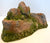Atherton Scenics Painted Tall Curved Rock Stone Cliff 9925