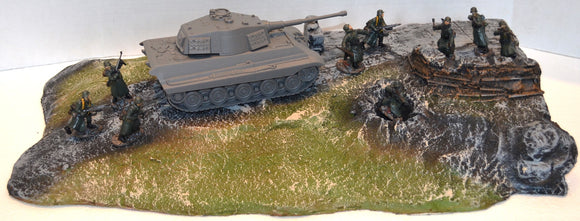 Atherton Scenics Painted D-Day Atlantic Wall Road Terrain Piece