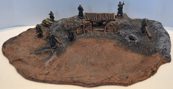 Atherton Scenics WWII Painted European D-Day Bunker Island