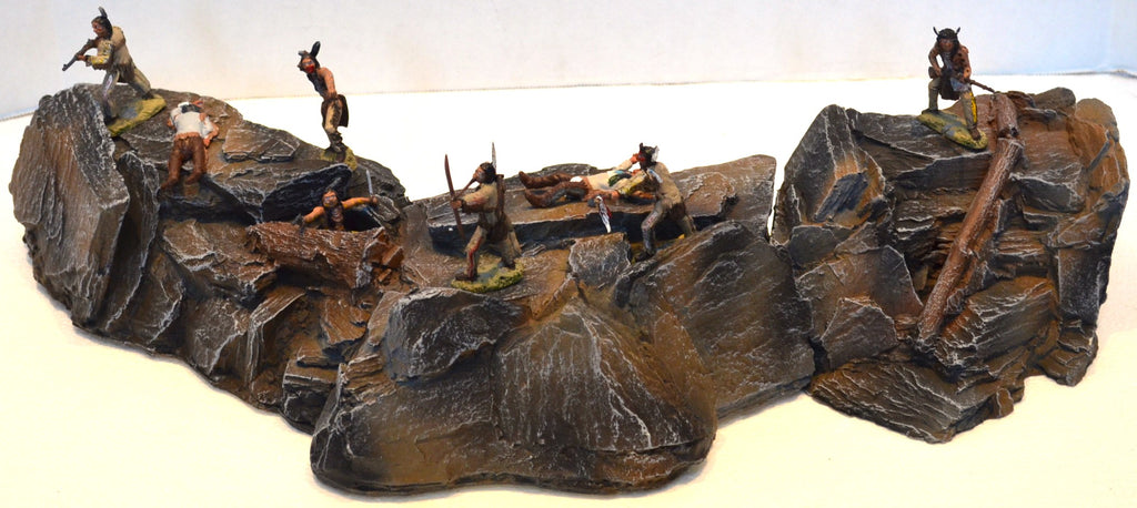 LOD Barzso French & Indian War Braddock's Defeat Painted Ambush Rocks