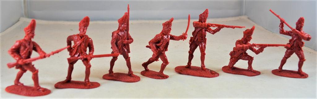 LOD Barzso British French and Indian War Infantry Red