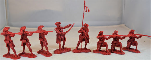 LOD Barzso British French and Indian War Firing Line Red
