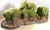 LOD Barzso Painted Bushy Run Playset Trees - 2 Piece Set