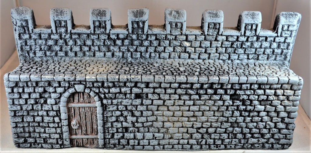 LOD Barzso Painted Fortified Abbey Medieval Wall Section