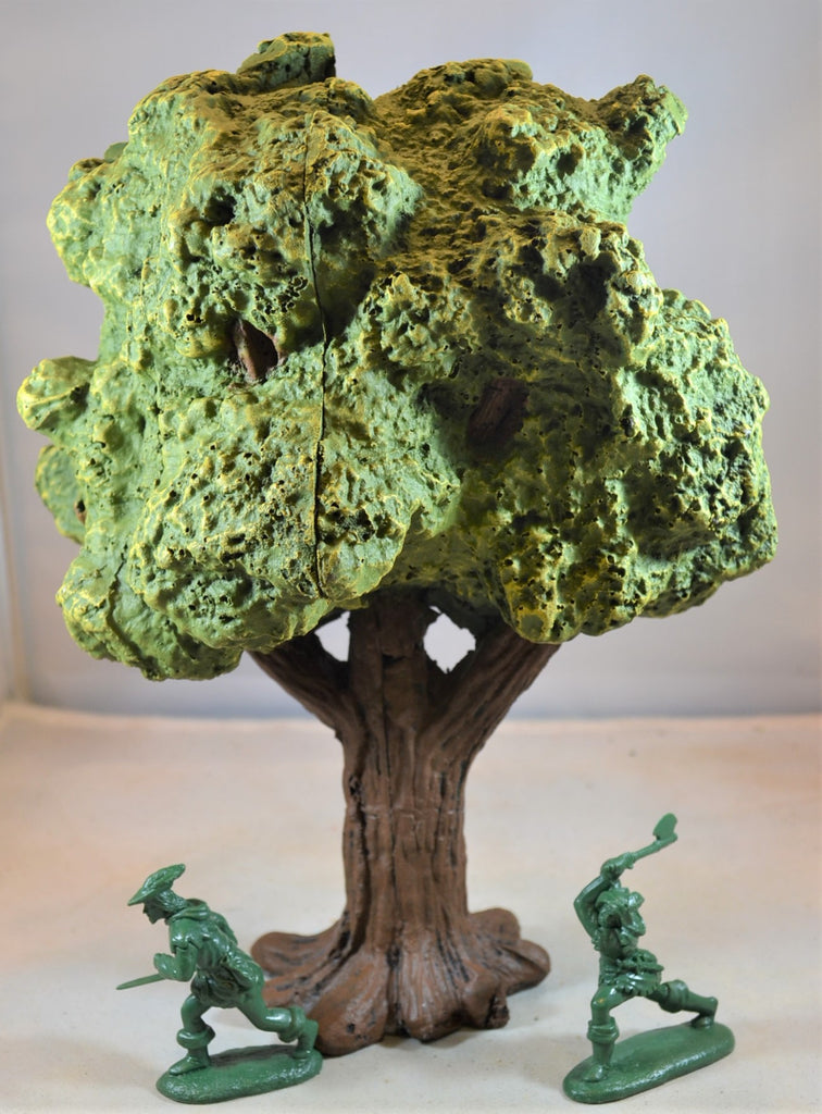 LOD Barzso Hand Painted Small Medieval Oak Tree Sherwood Forest Diorama