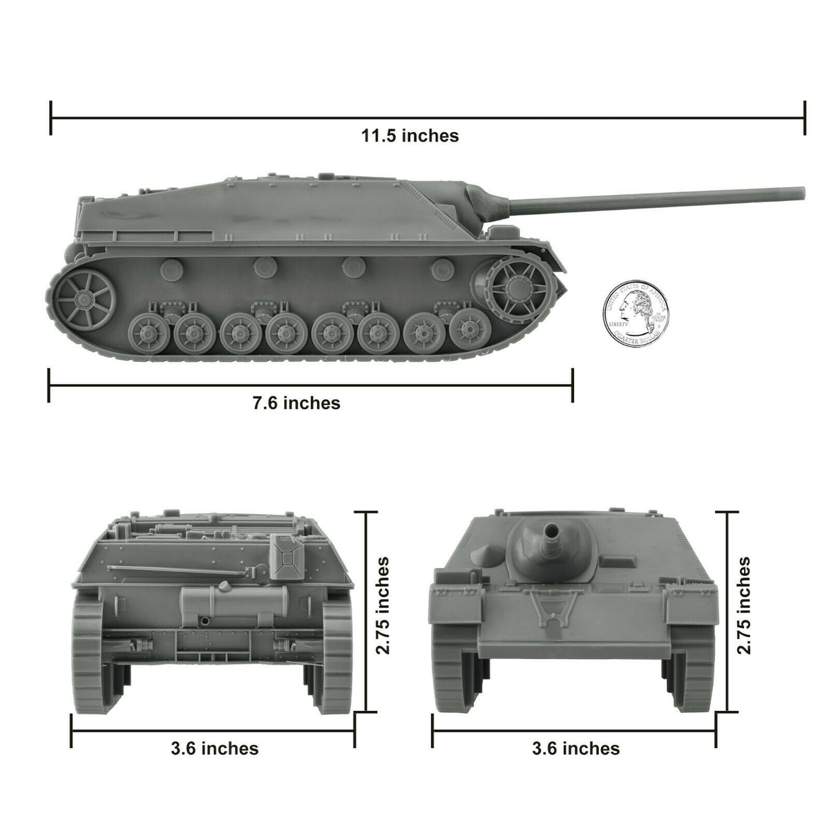 BMC WWII German Jagdpanzer IV Vehicle Destroyer – MicShaun's Closet