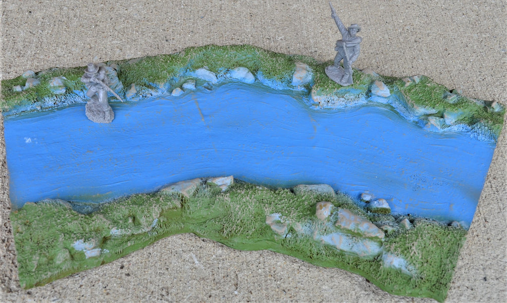 LOD Barzso Painted Curved River - One Section