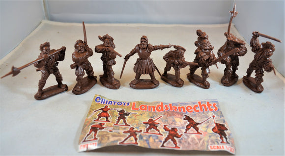 Chintoys Austrian German Landsknechte Mercenaries Brown