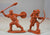 Chintoys Mixtecs and Zapotecs Warriors Set 15 Burnt Orange/Rust