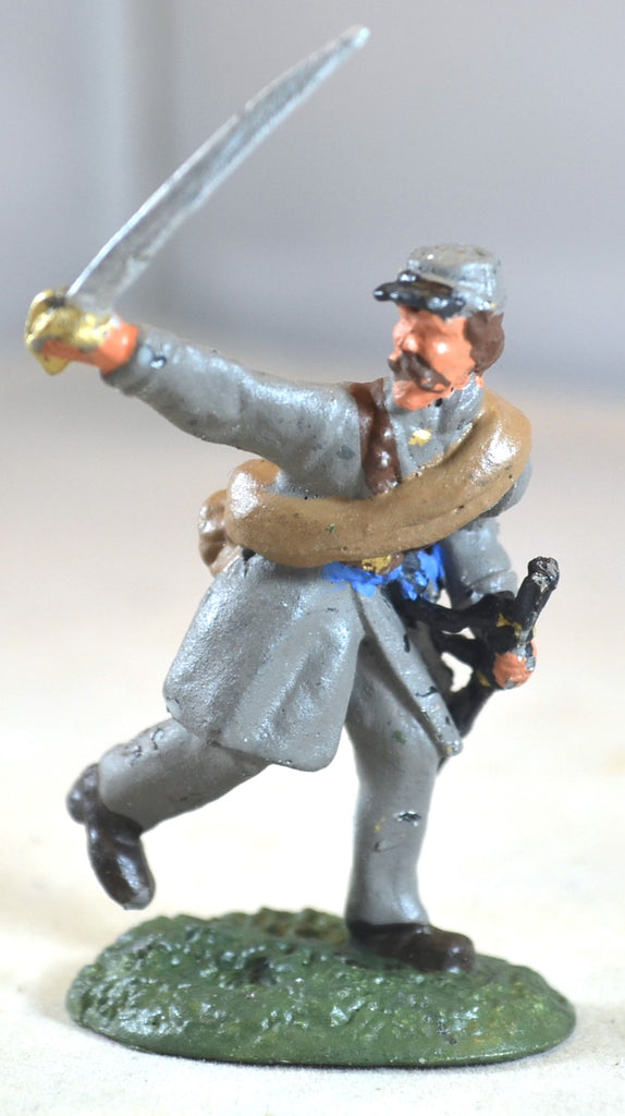 Conte Painted Civil War Confederate Infantry Officer - Figure #2