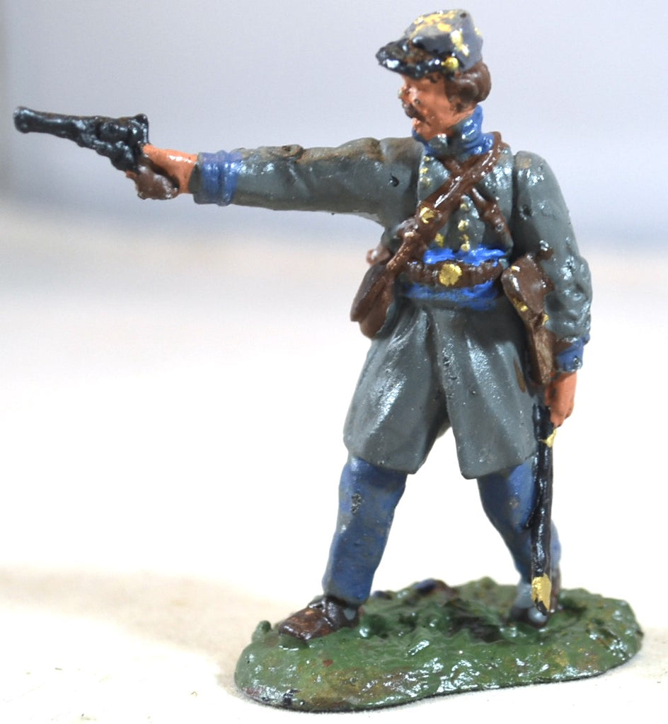 Conte Painted Civil War Confederate Infantry Officer - Figure #5