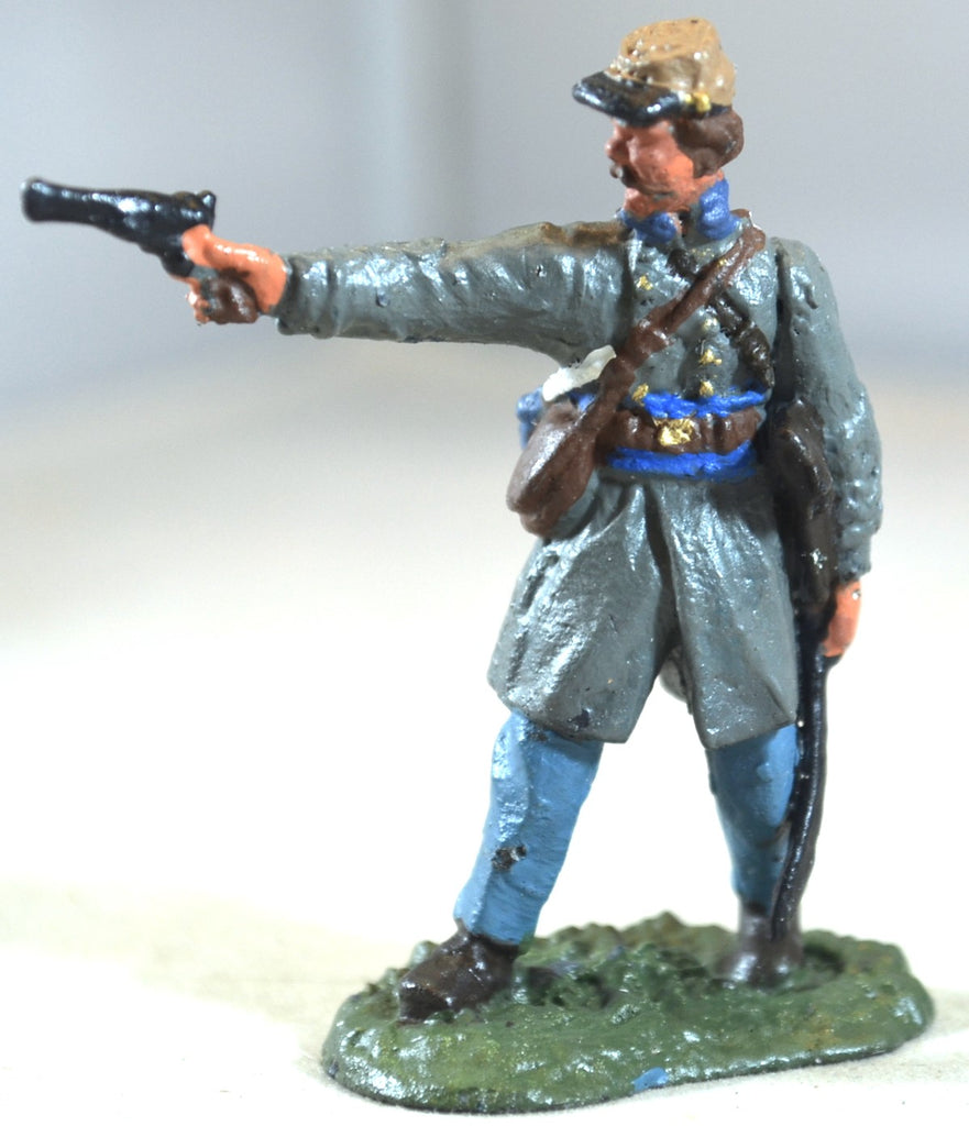 Conte Painted Civil War Confederate Infantry Officer - Figure #6