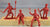 Classic Toy Soldiers Alamo Mexican Napoleonic Infantry Set 3 Red