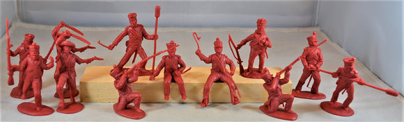 Classic Toy Soldiers Alamo Mexican Napoleonic Infantry Set 3 Red