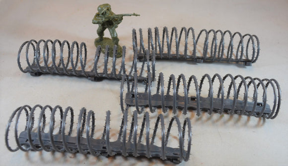 Classic Toy Soldiers World War II Concertina Barbed Wire - 4 Sections