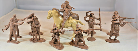 Classic Toy Soldiers Frontiersmen Pioneers Alamo Texans
