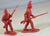 Classic Toy Soldiers American Revolution German Hessians Red