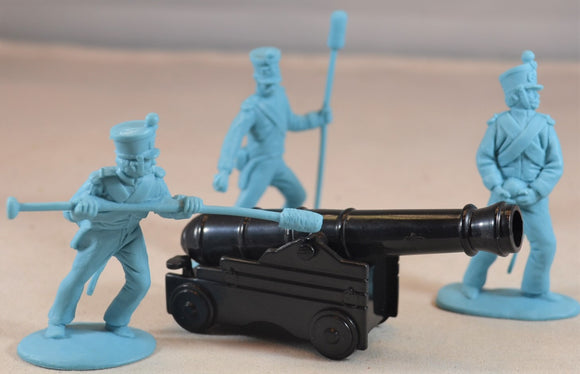 Classic Toy Soldiers Alamo Mexican 3-Figure Cannon Crew