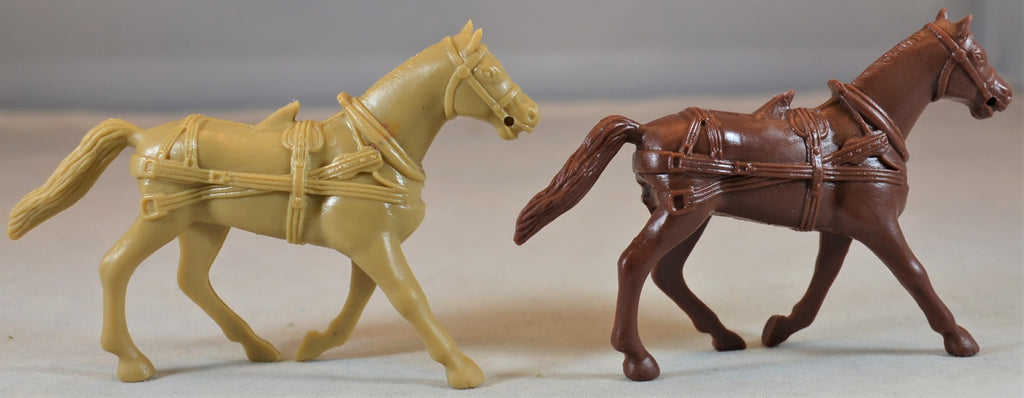 Classic Toy Soldiers Western Wagon Horses