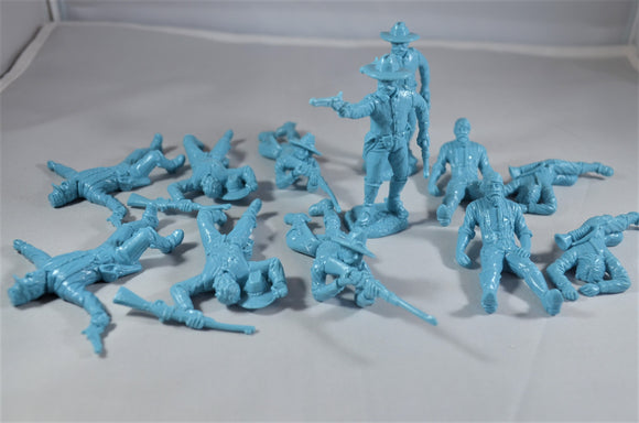 TSSD Dismounted Cavalry with Casualties Light Blue Set #17