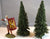 4 Piece Set of Pine Trees 4" and 5.75"
