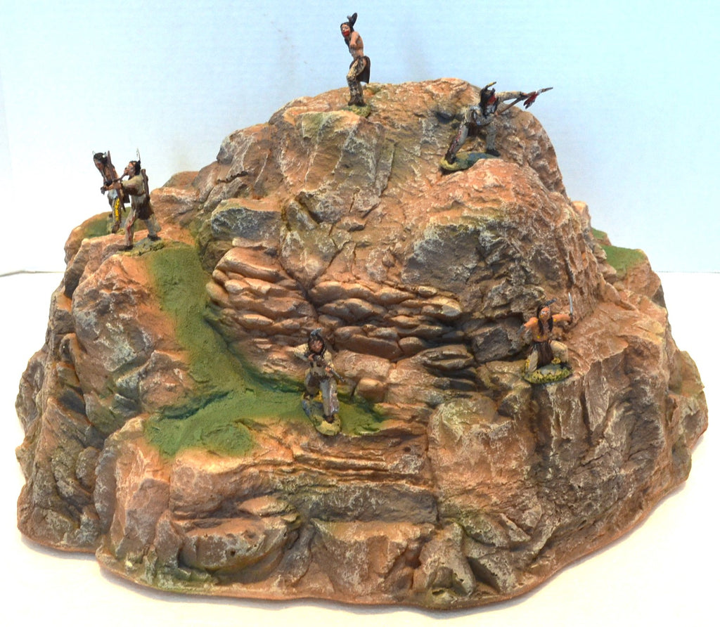 Painted Multi Scale Mountain Hill Diorama Piece #860