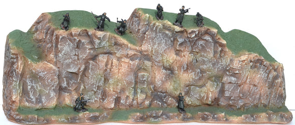 Large Painted Cliff Wall Sheer Face Canyon 3 Foot Diorama Piece #885