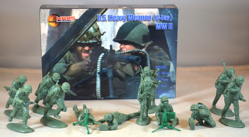 Mars WWII US Infantry Heavy Weapons D-Day Green