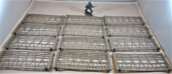 MPC WWII Barbed Wire Fence Sections