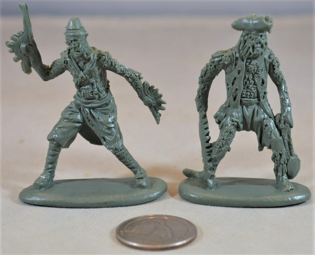 Mars Pintel and Old Haddy Figures Pirates of the Caribbean Zombie Pirate