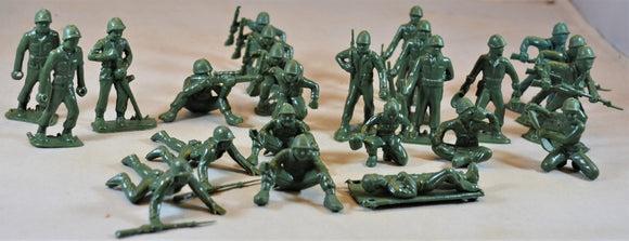 Marx WWII 2nd Series US GI's 45 MM Green