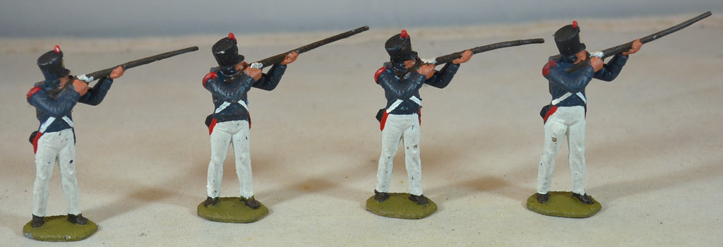 Marx Painted Alamo Mexican Firing Line