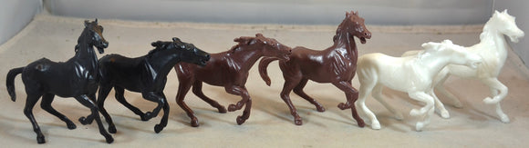 Marx Ben Hur Roman Horses Set of 6