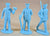 Marx US Marines Sailors Toy Soldiers Light Blue