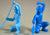 Marx Boonesboro Pioneers Settlers in Action Ft. Apache Figures Blue