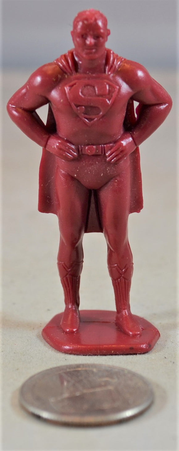 Marx Superman Superhero Comic Book Figure Red