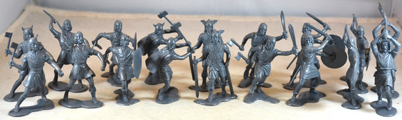Marx Vikings Medieval Fighting Knights Playset