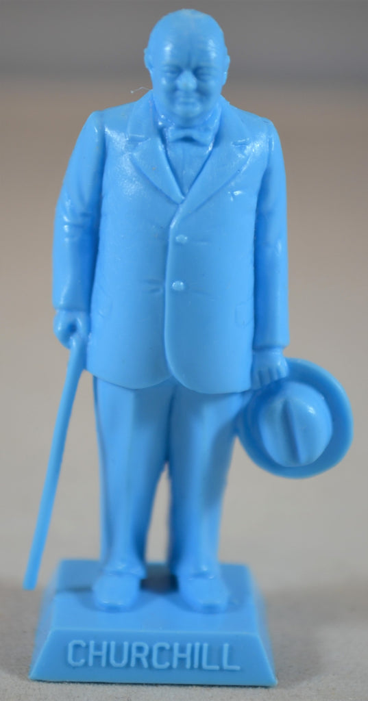 Marx WWII Prime Minister Winston Churchill Figure Blue Great Britian