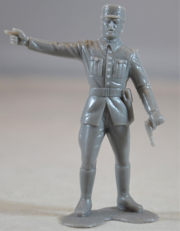 Marx WWII French Infantry Officer Gray