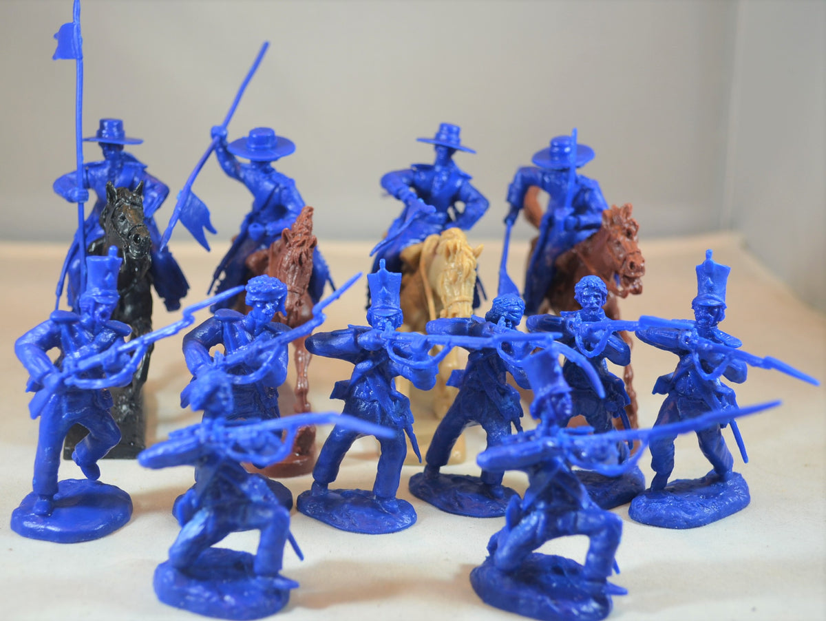 Paragon Alamo Mexican Cavalry and Infantry Set 3 Medium Blue – MicShaun ...