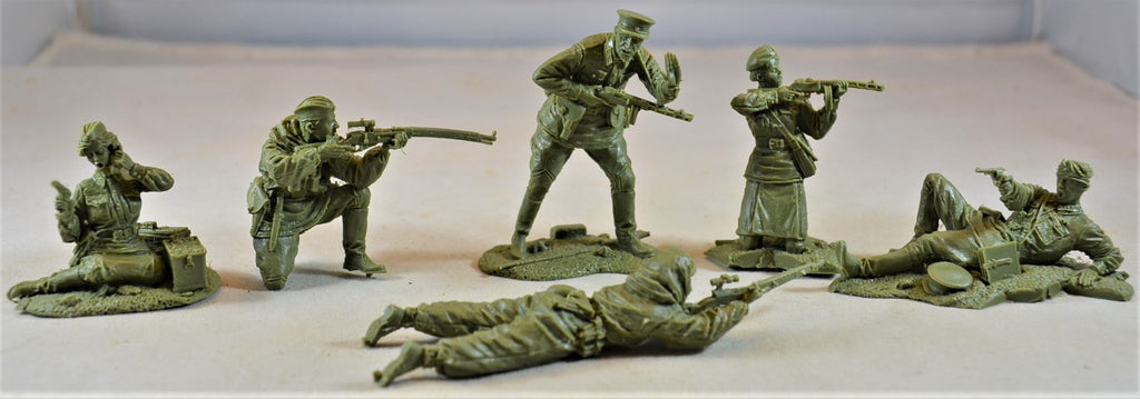 Plastic Platoon WWII Russian Red Army Sniper Hunters Stalingrad 1942