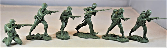 Plastic Platoon WWII US Marines Infantry Iwo Jima Pacific War