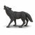 Safari Ltd. Painted Black Wolf