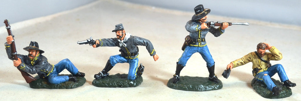 TSSD Painted Dismounted Confederate Infantry Cavalry Set #12 - Group 2