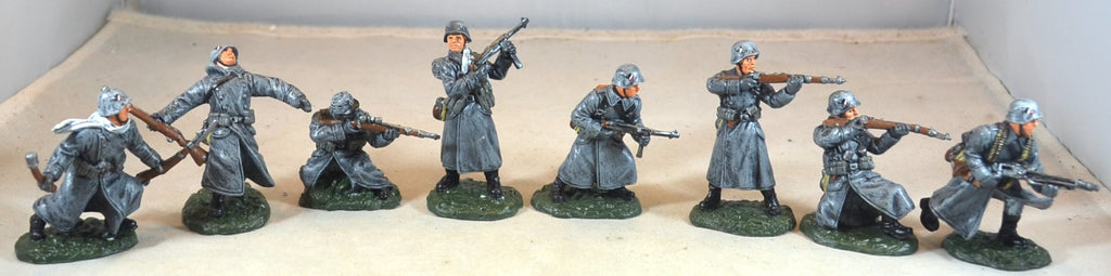 TSSD WWII Painted German Infantry Long Coat Set #4 - Lot 2