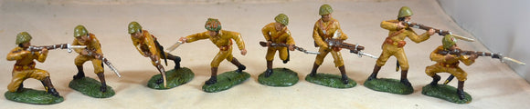 Painted TSSD WWII Japanese Infantry Soldiers Set #8
