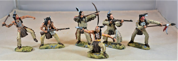 TSSD Painted Plains Indian Warriors Set #13 Buckskin
