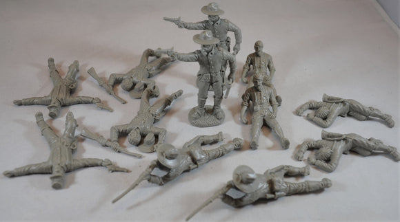 TSSD Dismounted Cavalry with Casualties Gray Set #17C
