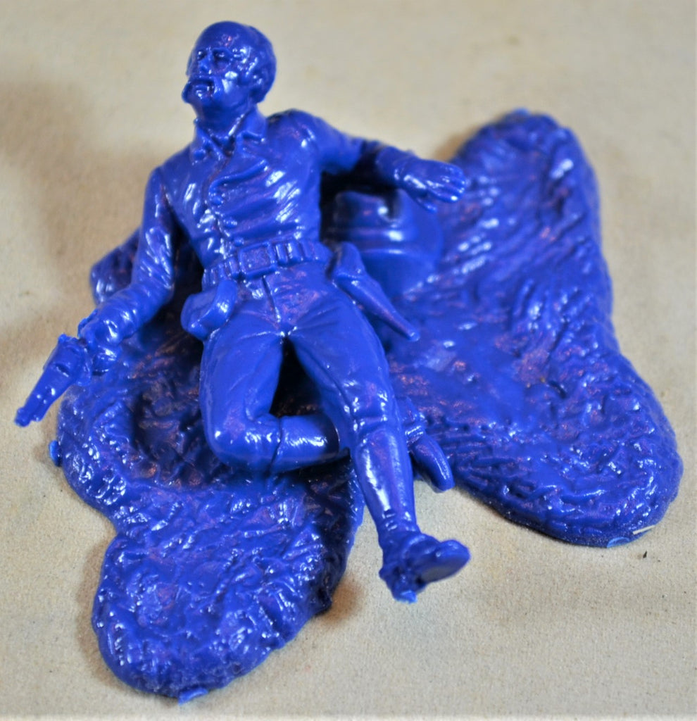 2x 54mm 1/32 Scale General Custer 7th US Cavalry Flags - Little Bighorn Last Stand