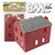 BMC WWII Battle Damaged Red Farmhouse with Gray Roof